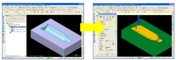 MastercamによるNCデータ作成