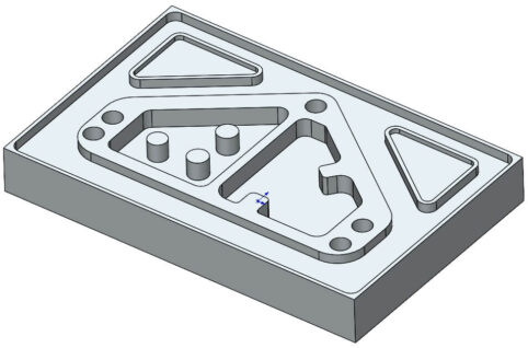 SOLIDWORKS CAMの2軸ミルの基本を習得する