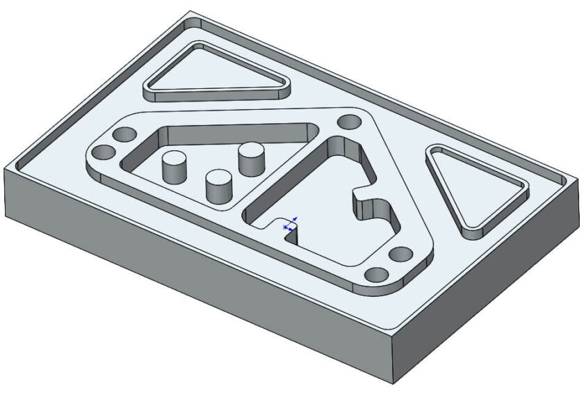 SOLIDWORKS CAMの2軸ミルの基本を習得する