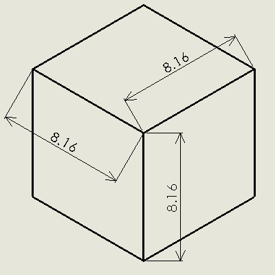 等角投影図(isometric axonometry)