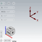 mastercamのデフォルト平面