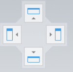 上下左右にドッキング